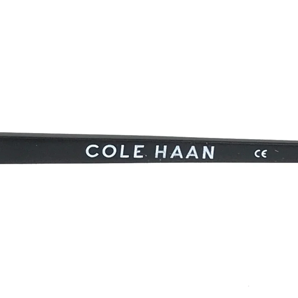 Cole Haan Eyeglasses Frames CH4042 001 BLACK Gray Square Full Rim 51-21-140